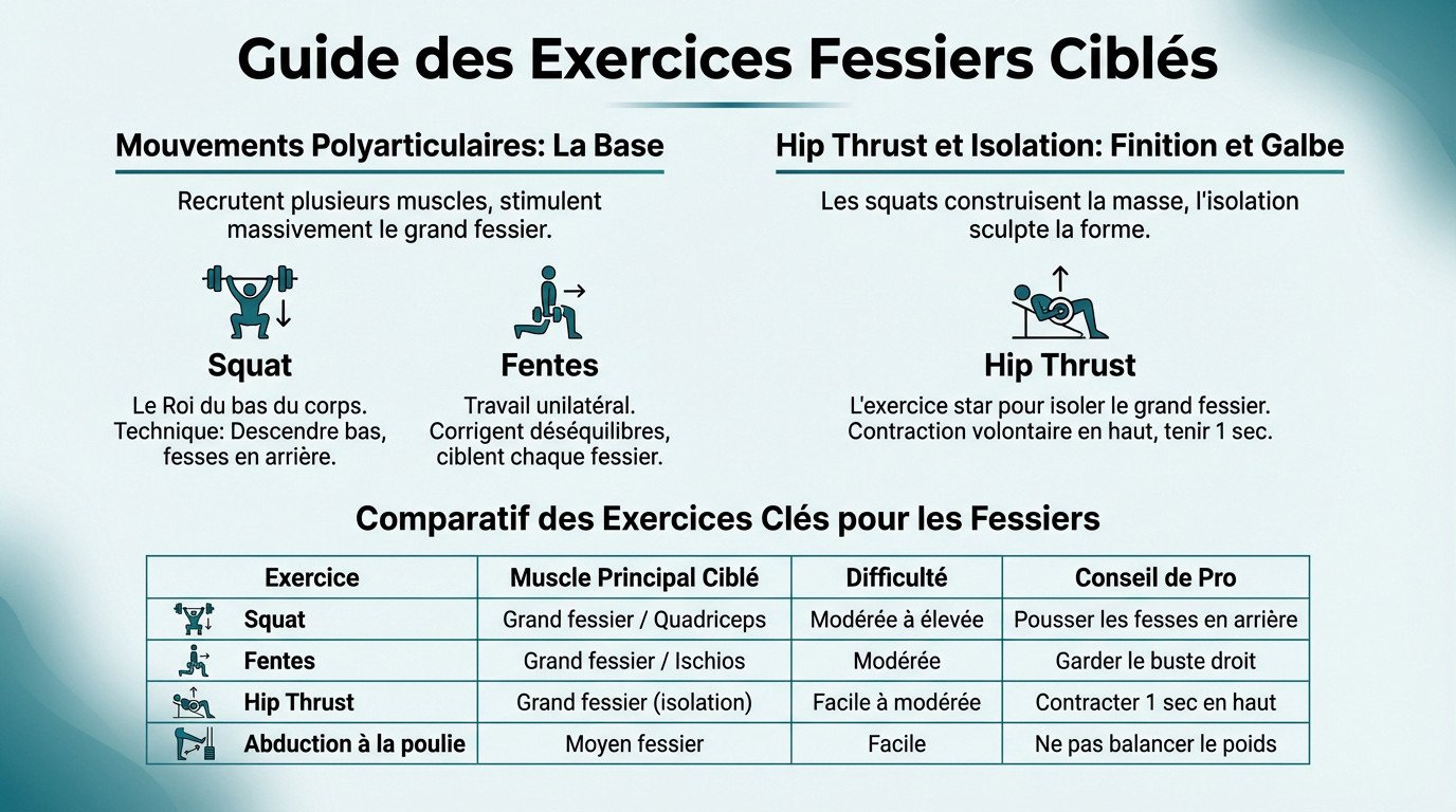 guide des exercices fessiers ciblés