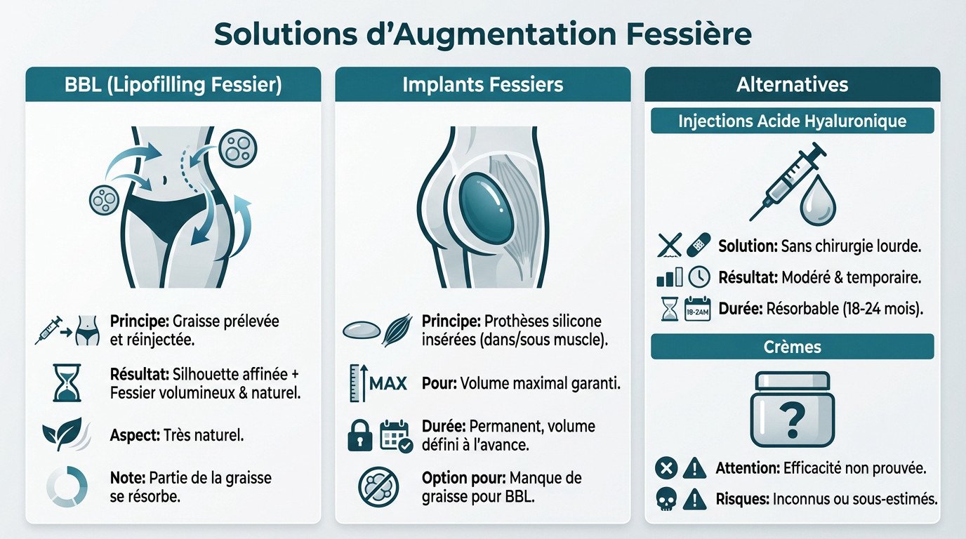 chirurgie esthétique pour grossir des fesses