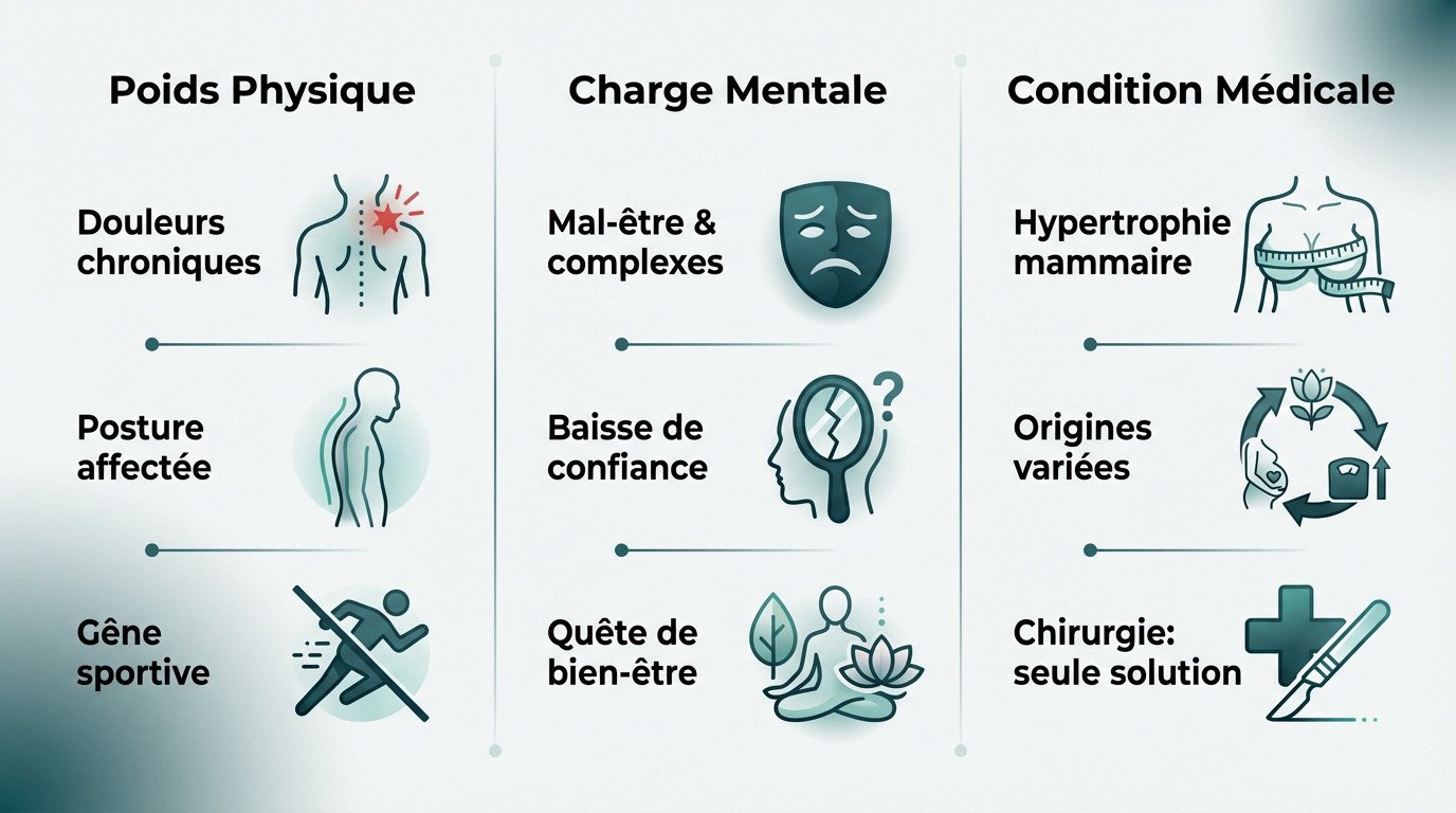 Pourquoi envisager une réduction mammaire