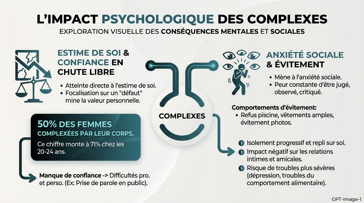 Impact psychologique des complexes corporels