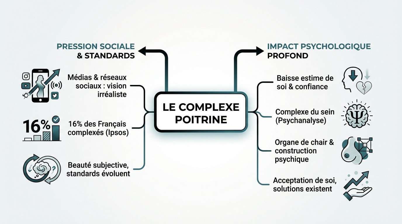 Complexe de la poitrine: les origines et les impacts