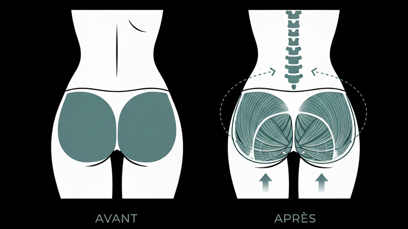 fessiers forts posture stabilite