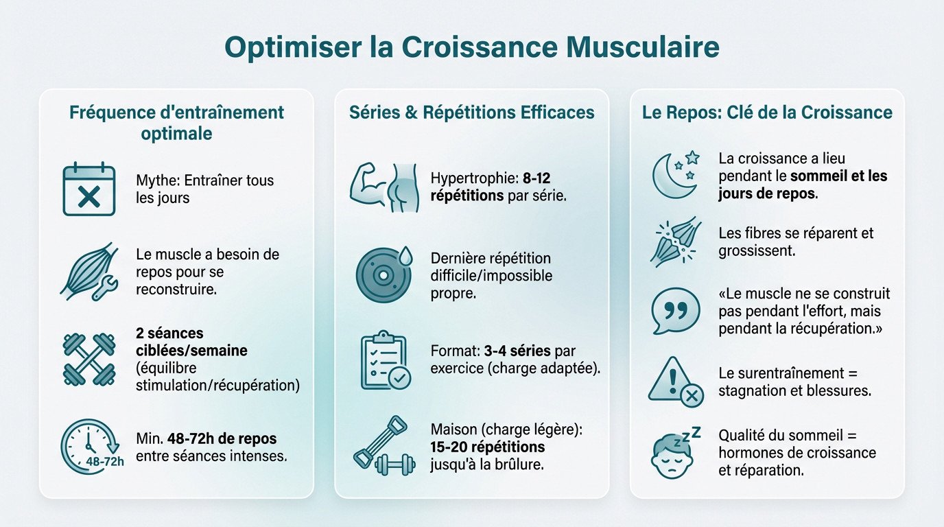 importance du sommeil dans la récupération musculaire et la croissance des fessiers