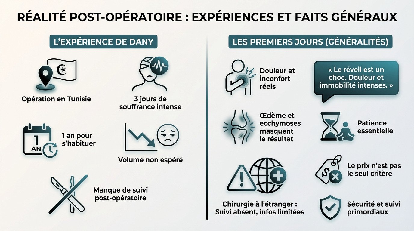 implants fessiers: expériences et faits généraux